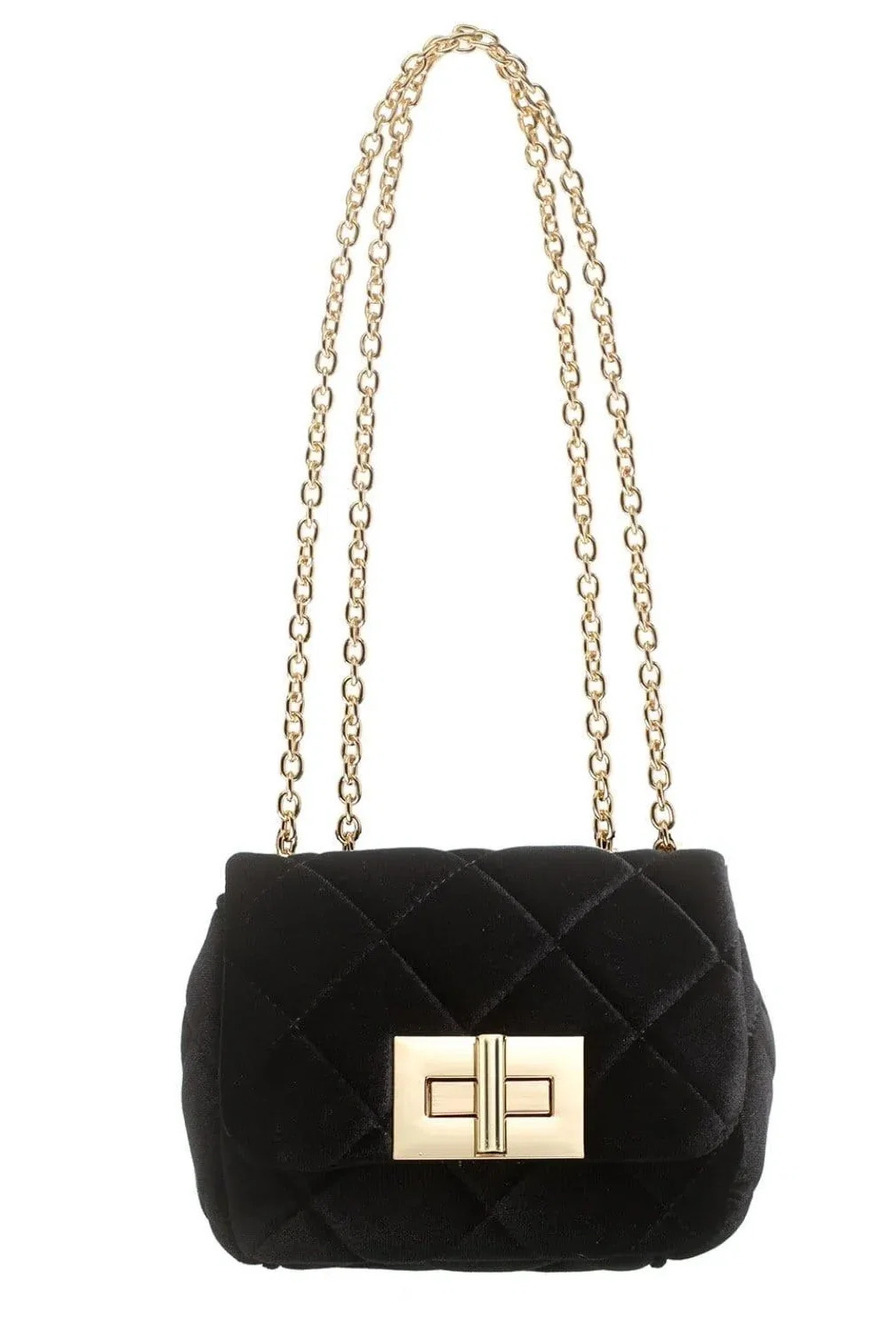 JELAVU The Barney Mini Bag Black Velvet